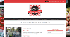 Desktop Screenshot of poids-gourmand.fr
