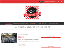 Tablet Screenshot of poids-gourmand.fr